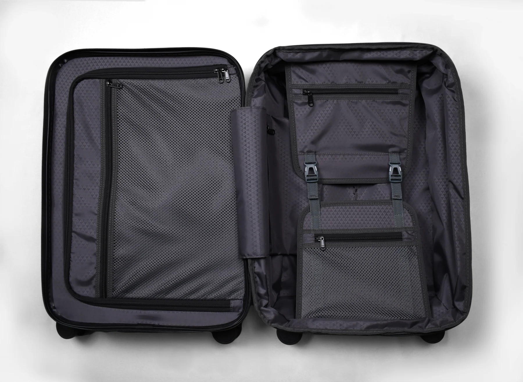 Jetsetter Blue Travel Set — Expandable Carry-On Luggage with Venture Full Backpack